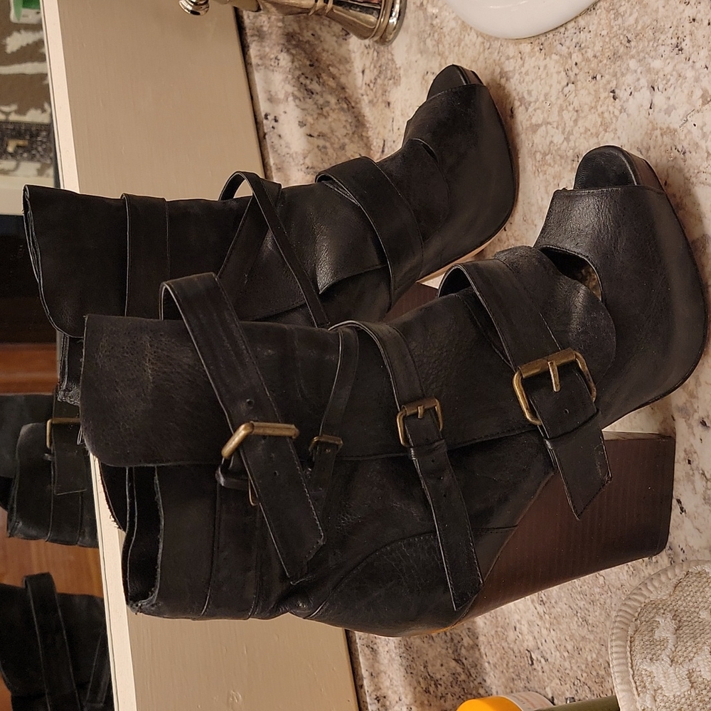 Allsaints heeled boots 3inch high